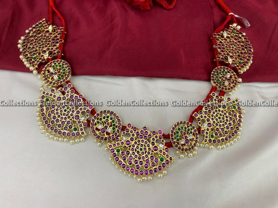 Bharatanatyam Vaddanam Oddiyanam Waist Belt GoldenCollections BBW 00 Golden Collections