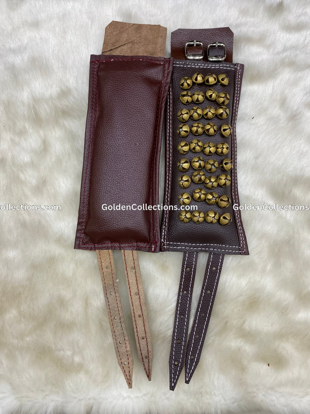 4-Line-Brown-Leather-Ghungroo-Salangai-GoldenCollections-2