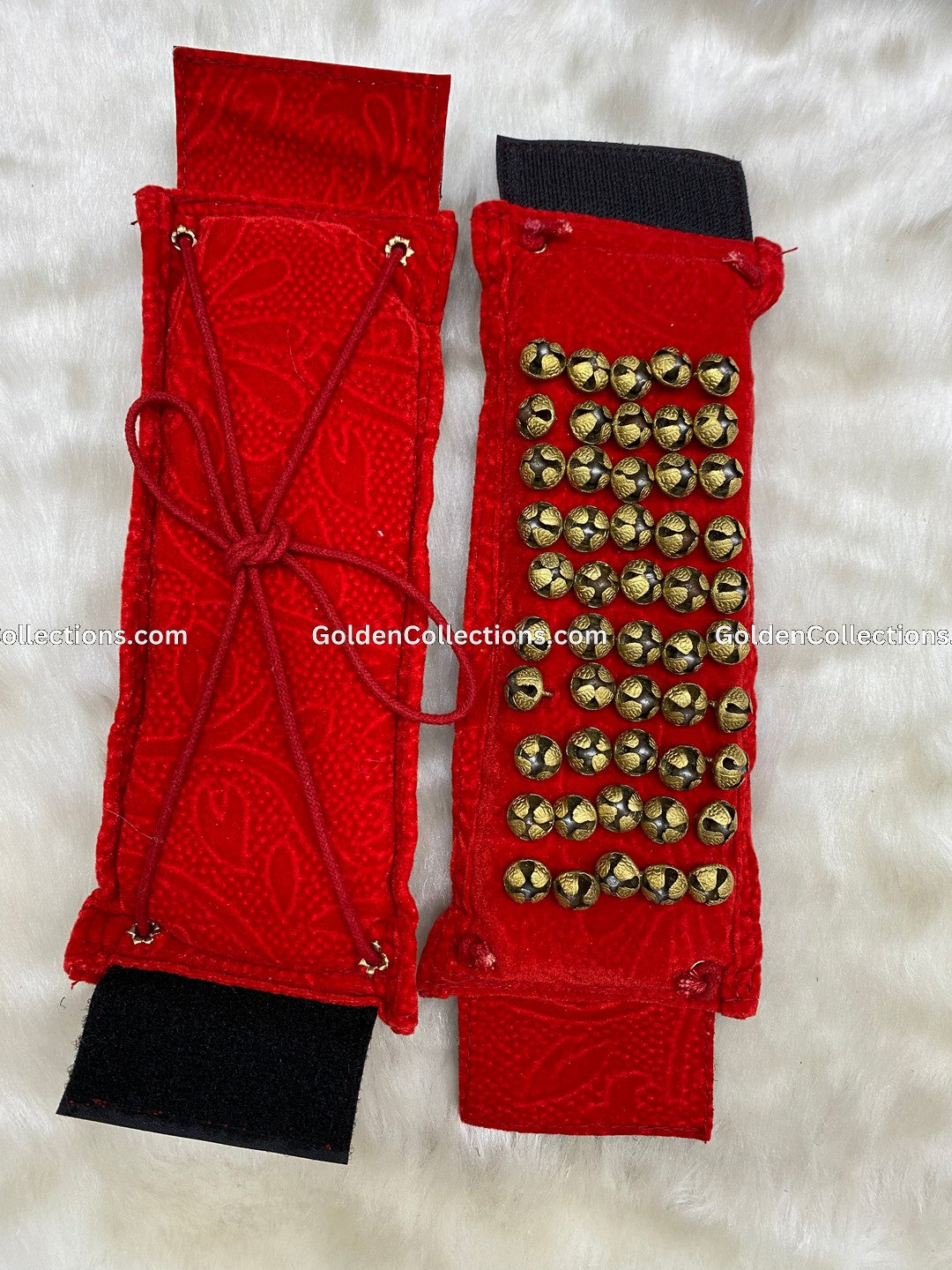 5-Line-Red-Velvet-Ghungroo-Salangai-with-strap-velcro-GoldenCollections-2