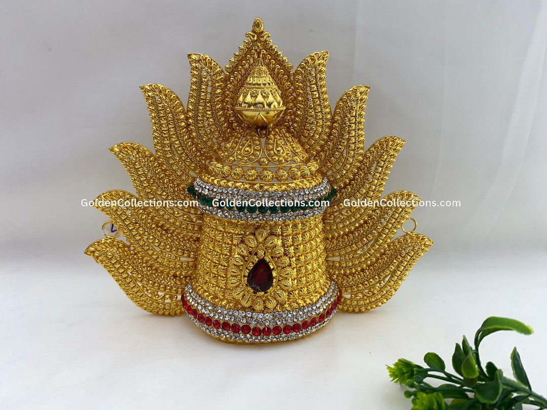 Alangaram Amman Kireedam - Sacred Adornments - GoldenCollections DGC-029