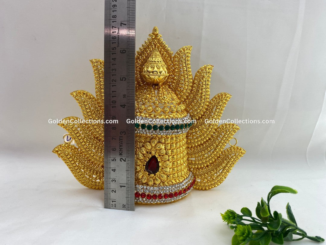 Alangaram Amman Kireedam - Sacred Adornments - GoldenCollections DGC-029 2