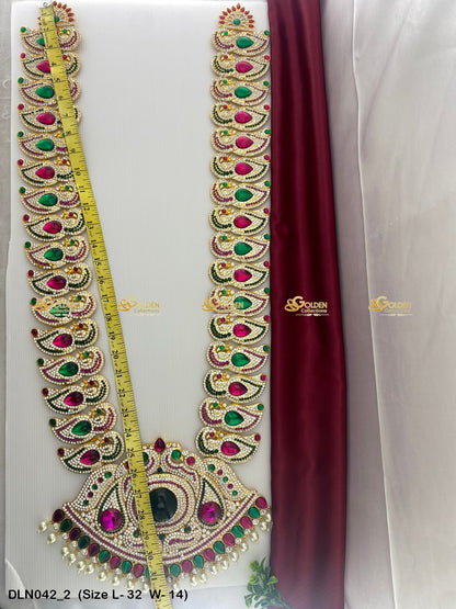 Amman Long Necklace - GoldenCollections DLN-042