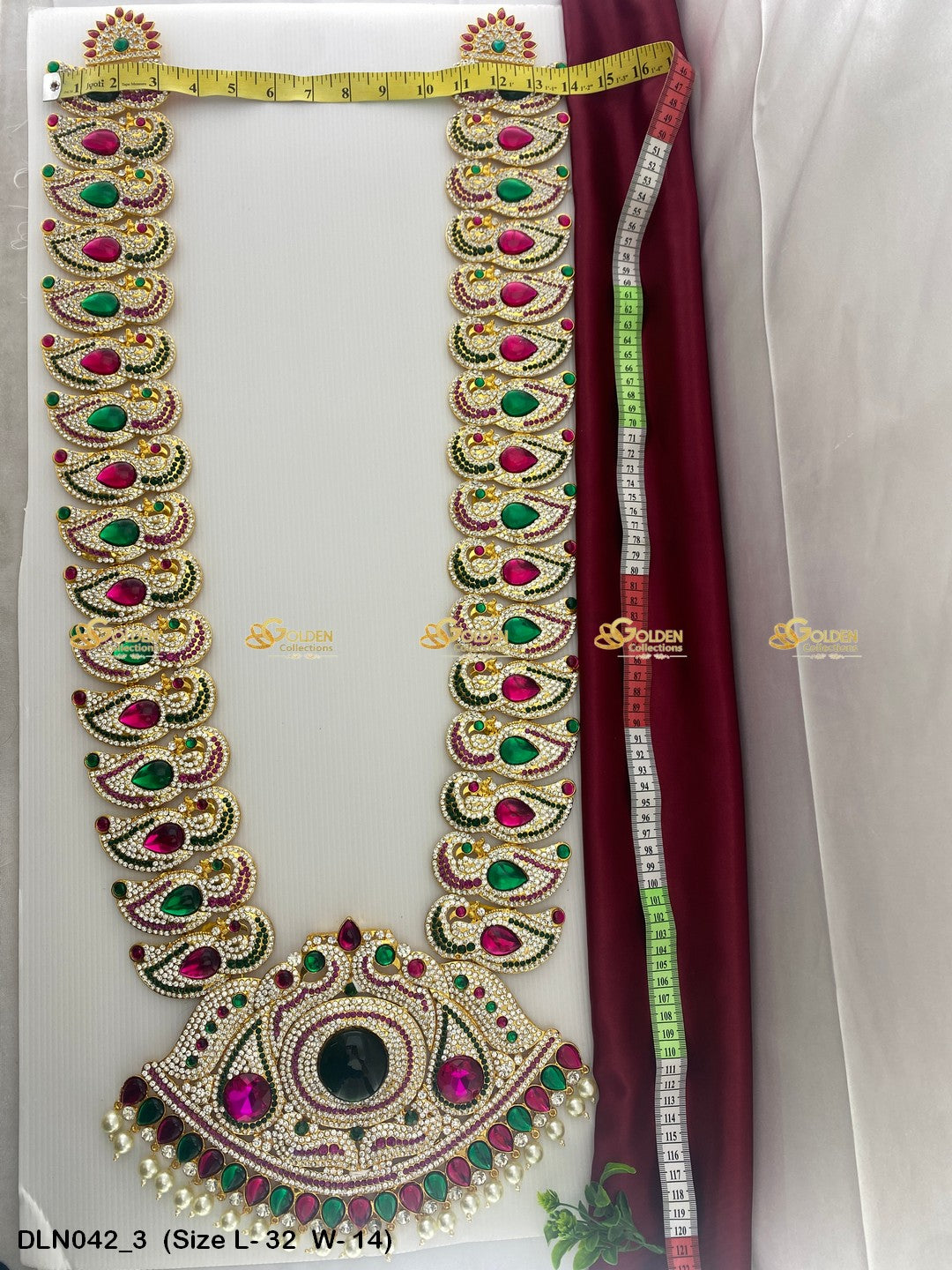 Amman Long Necklace - GoldenCollections DLN-042