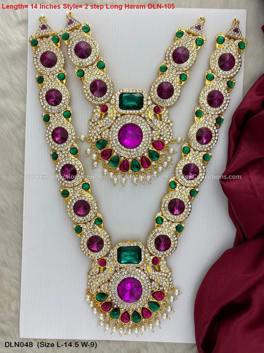 Amman Stone Necklace - GoldenCollections DLN-048