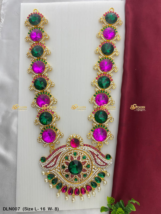 Amman Temple Jewellery Online Goldencollections Size: 16 X 8, Color: Multi, Style: 1 Step Image 1