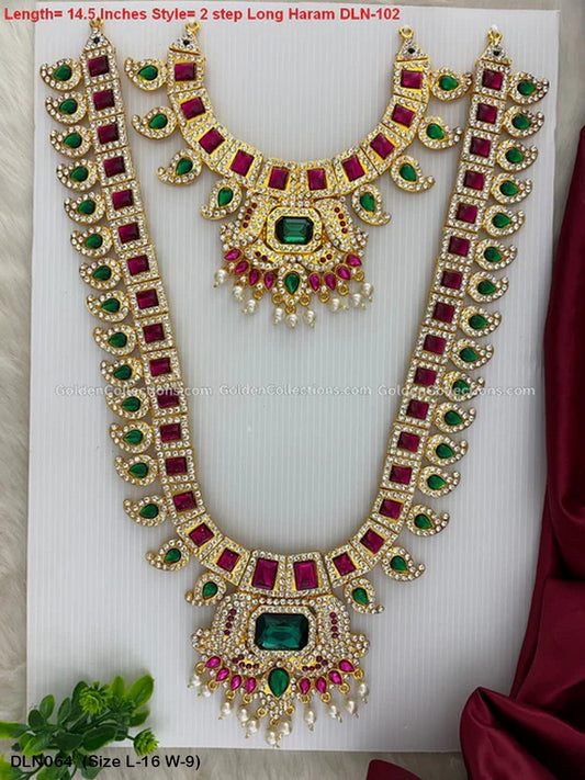 Ammavaru Indian God Jewellery - Long Haram DLN-064