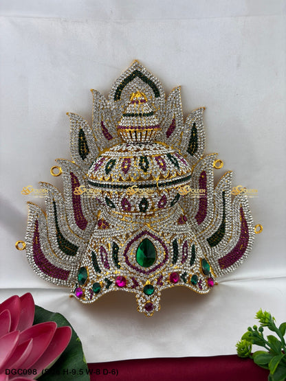 Andal Crown Kireedam Mukut for God - GoldenCollections DGC-098