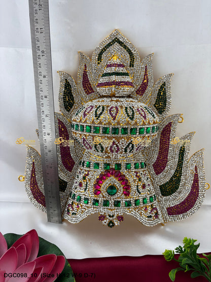 Andal Crown Kireedam Mukut for God - GoldenCollections DGC-098