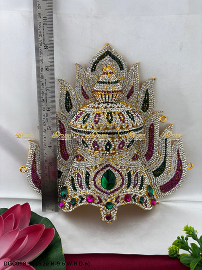 Andal Crown Kireedam Mukut for God - GoldenCollections DGC-098