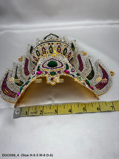 Andal Crown Kireedam Mukut for God - GoldenCollections DGC-098