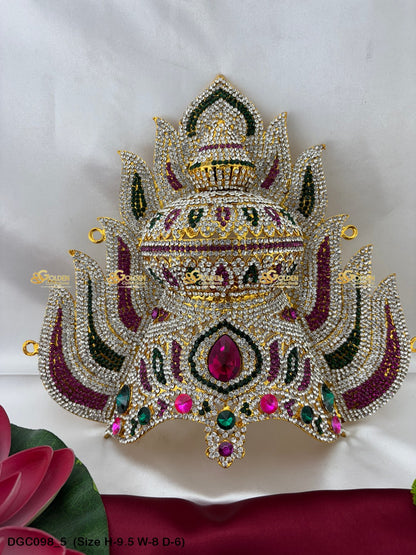 Andal Crown Kireedam Mukut for God - GoldenCollections DGC-098