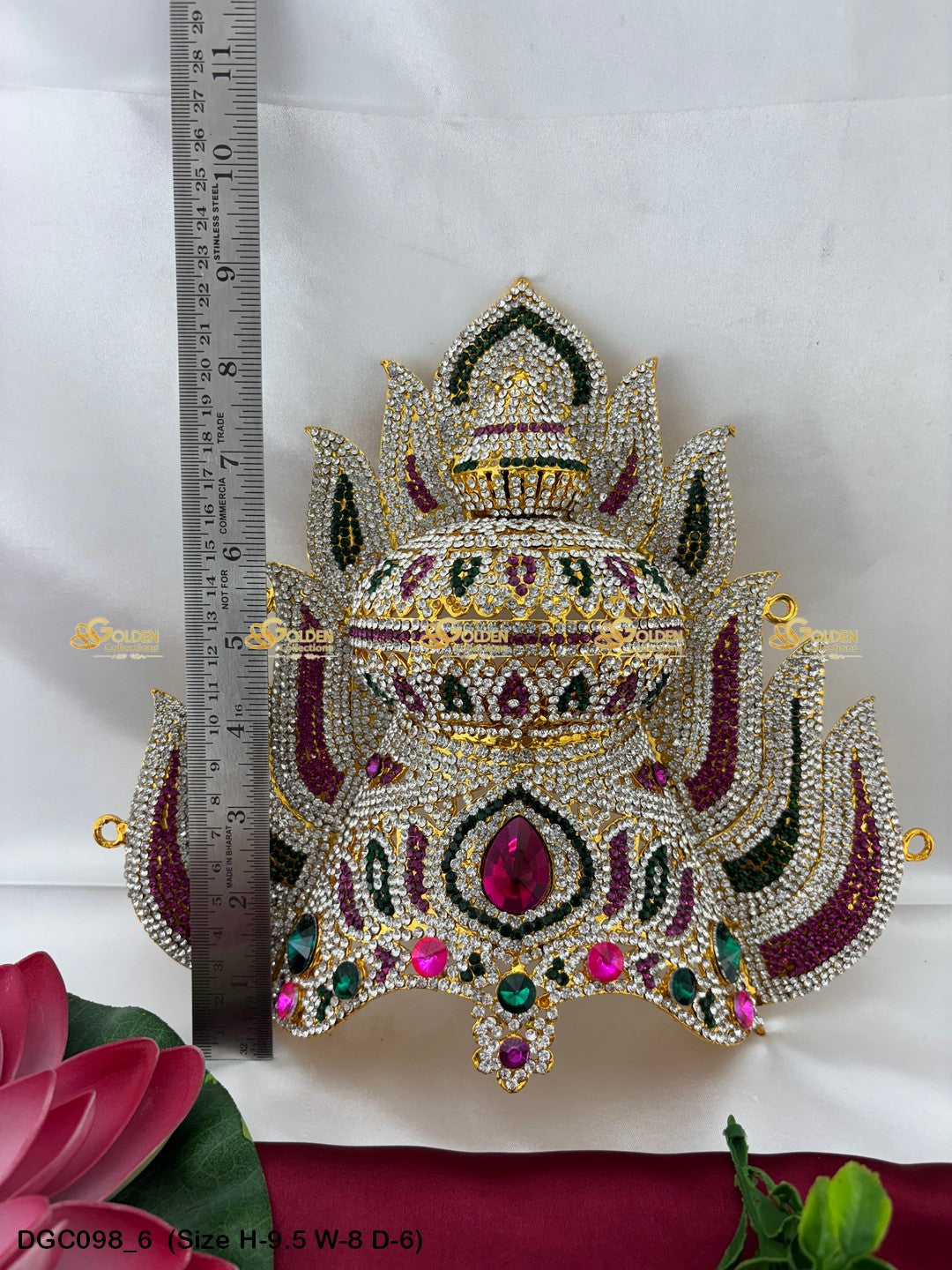 Andal Crown Kireedam Mukut for God - GoldenCollections DGC-098