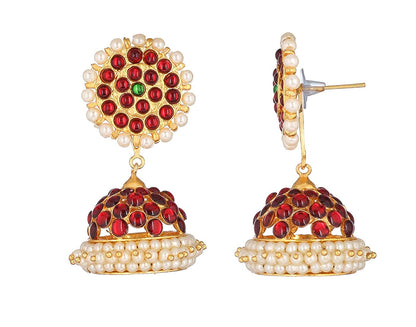 Bharatanatyam-Antique- Earrings Golden Collections