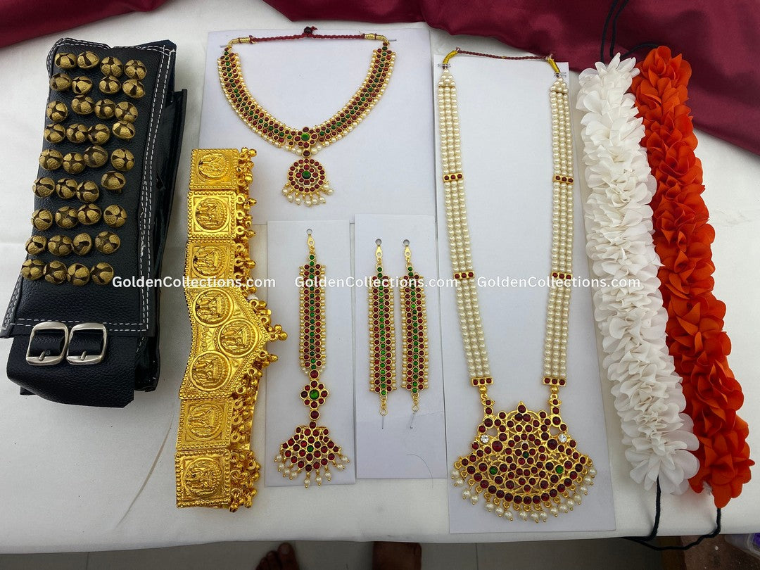 Buy Bharatanatyam Jewellery Set Goldencollections Golden Collections