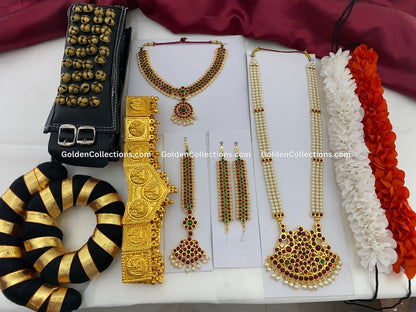 Bharatanatyam Jewellery Full Set By Goldencollections Bds036