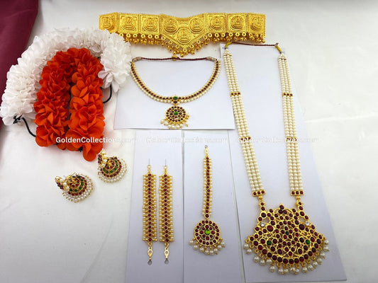 Bharatanatyam Jewellery Sets  Tradition By Goldencollections Bds030