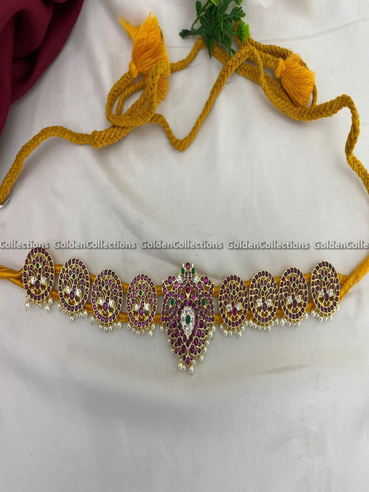 Bharatanatyam Kemp Vaddanam Waistbelt Oddiyanam Hipbelt - BBW-002