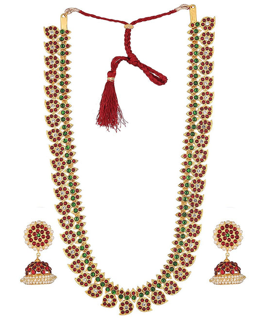 Bharatanatyam Pearl Mango Necklace