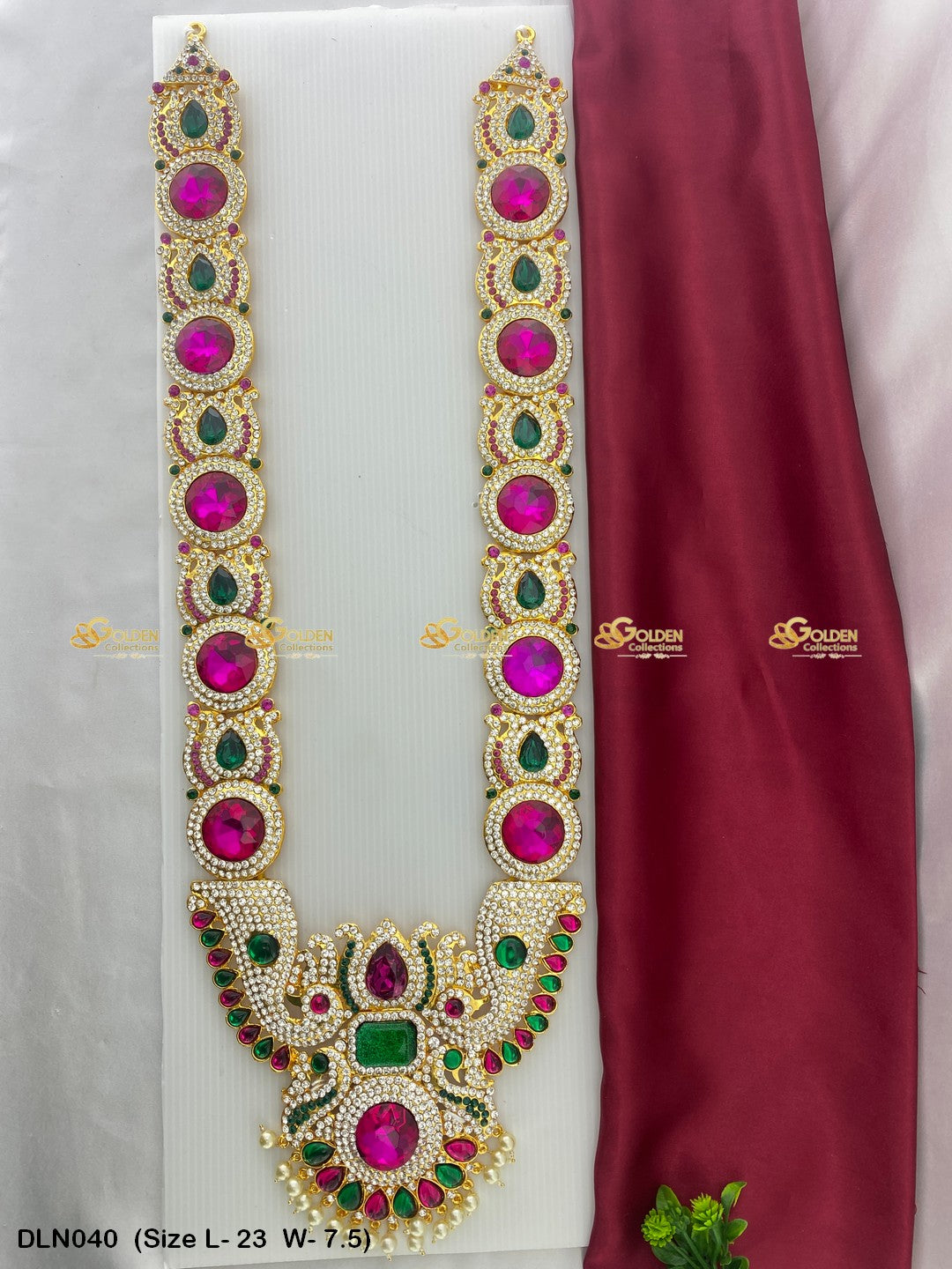 Buy Now God Goddess Jewellery Goldencollections Size: 23 X 7.5, Color: Multi, Style: 1 Step Image 1