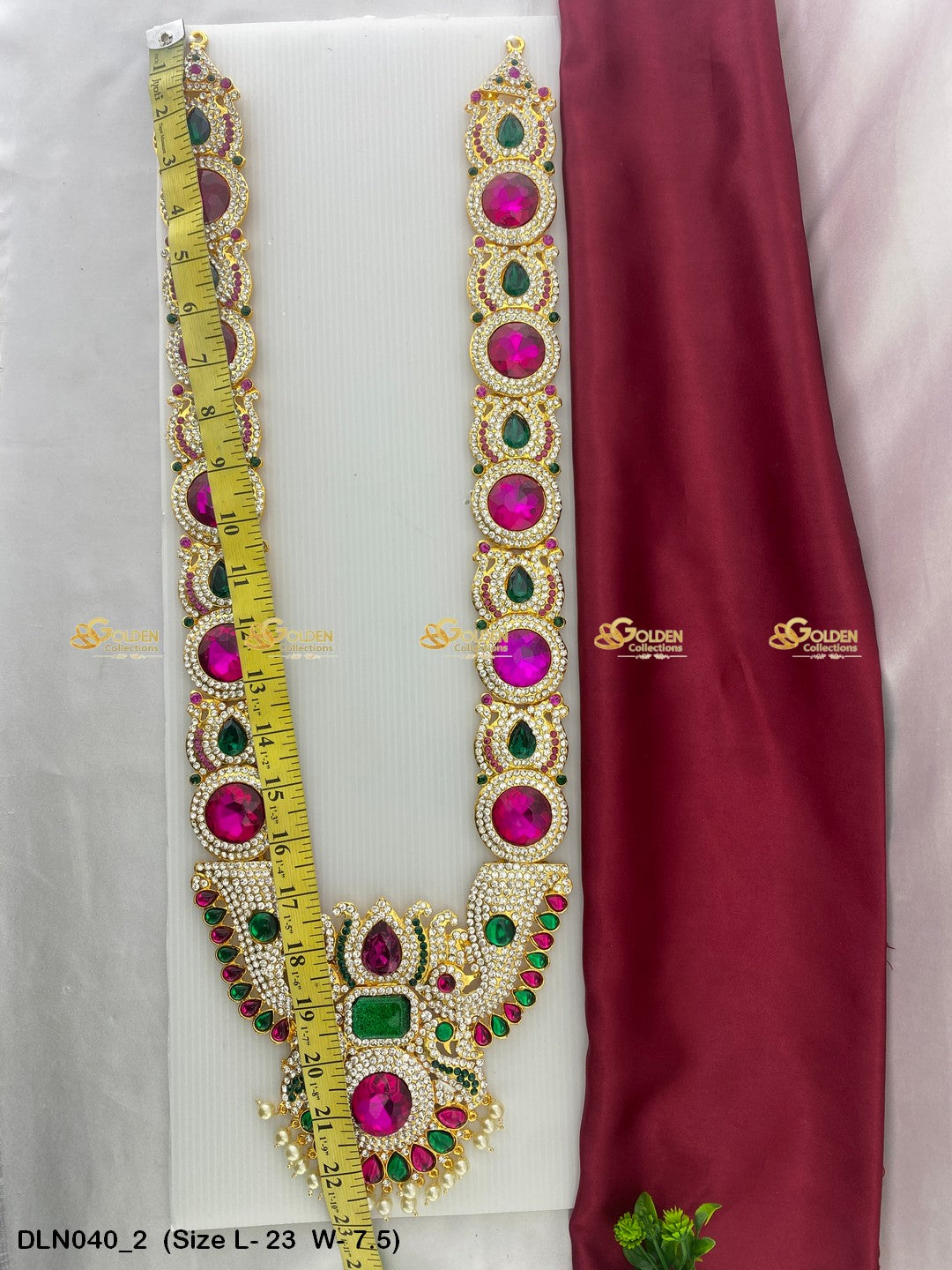 Buy Now God Goddess Jewellery Goldencollections Size: 23 X 7.5, Color: Multi, Style: 1 Step Image 2