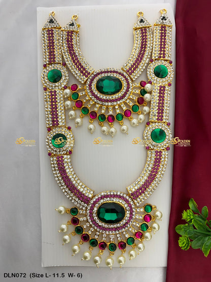 Celestial Long Necklace - Radiant Goddess Lakshmi DLN-072