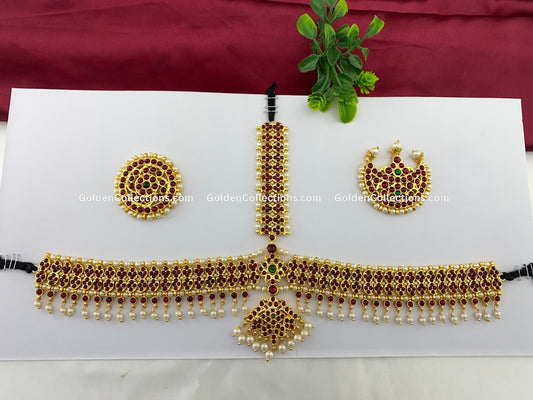 Classical Dance Head Set - Traditional Maang Tikka BHS-006