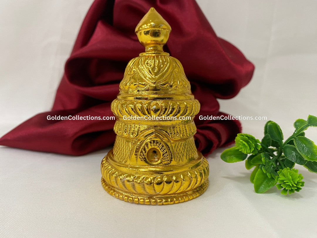 Deity God Goddess Crown Mukut - GoldenCollections DGC-010