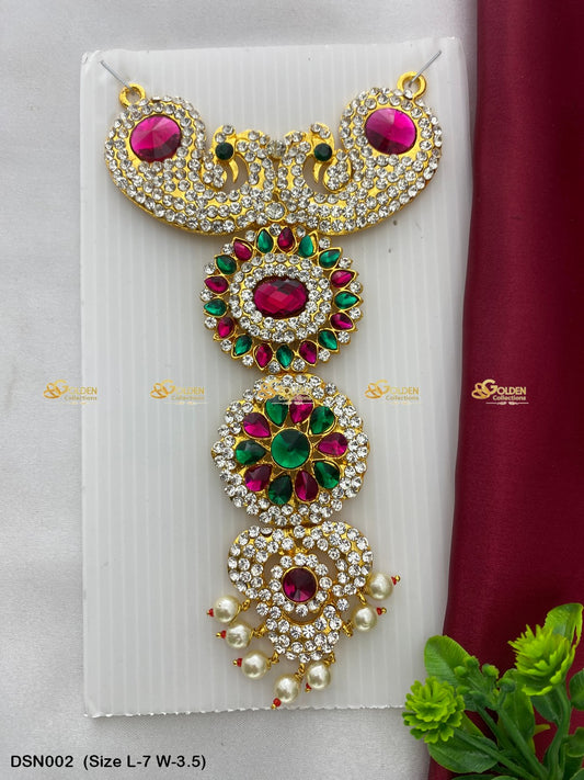 Jewellery Set For Goddess Goldencollections Size: 7 X 3.5, Color: Multi, Style: 1 Step Image 1