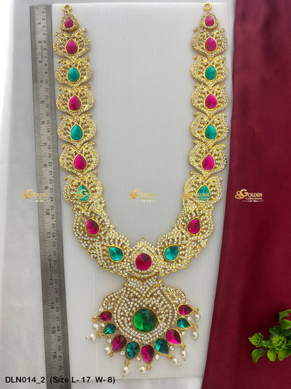 Deity Long Necklace for Worship - GoldenCollections DLN-014