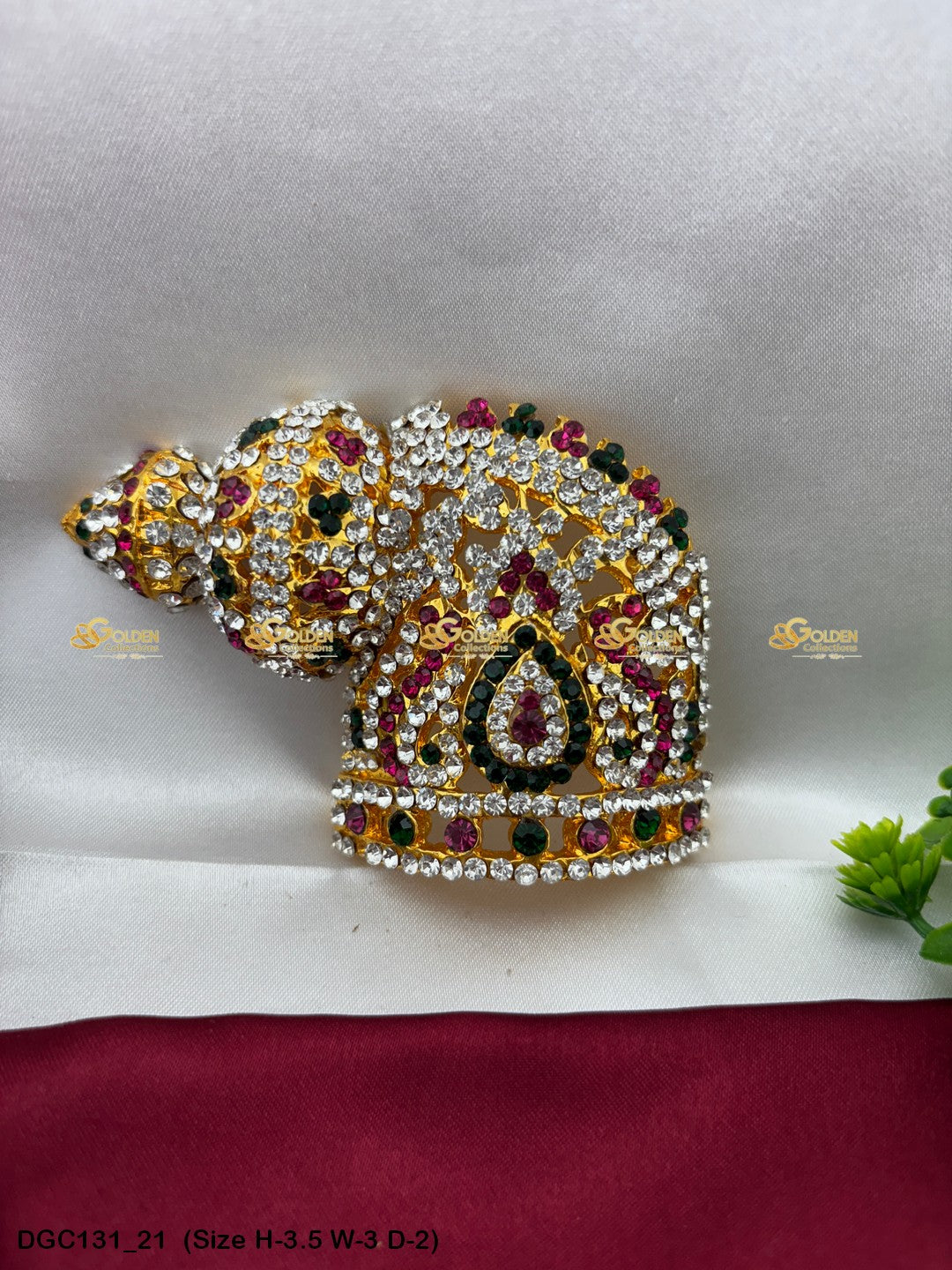 Divine Crown Mukut for Deity - GoldenCollections DGC-131