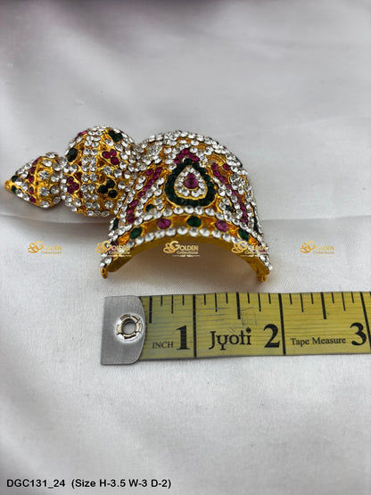 Divine Crown Mukut for Deity - GoldenCollections DGC-131