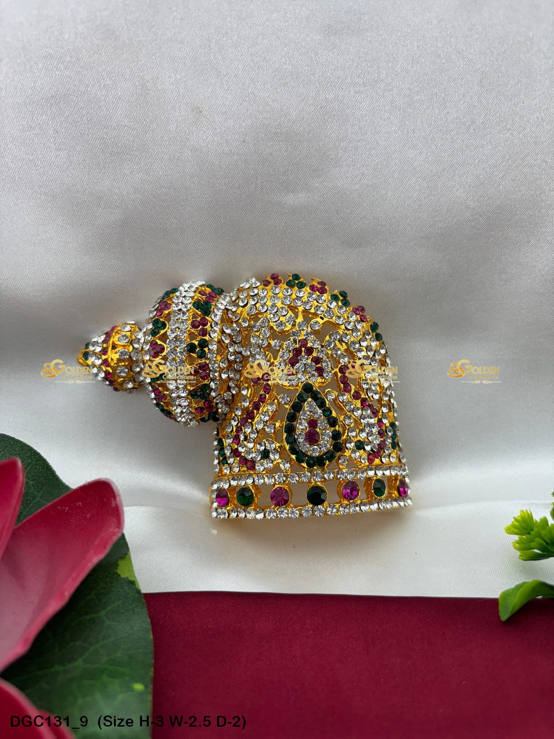 Divine Crown Mukut for Deity - GoldenCollections DGC-131