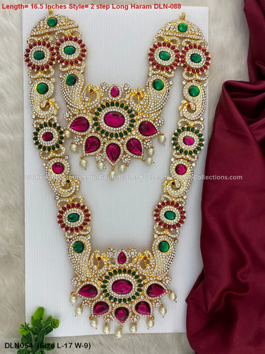 Divine Amman Jewellery Set Goldencollections Size: 17 X 9, Color: Multi, Style: 2 Step Image 1