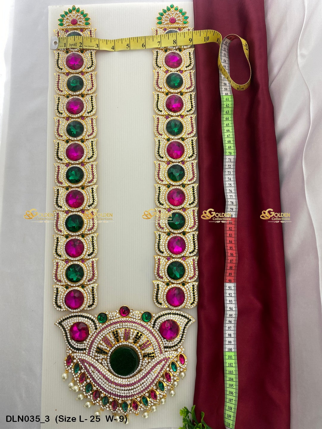 Divine Jewellery For Deity Goldencollections Size: 25 X 9, Color: Multi, Style: 1 Step Image 3