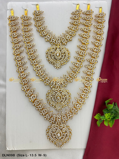 Divine Radiance Long Necklace - GoldenCollections DLN-098