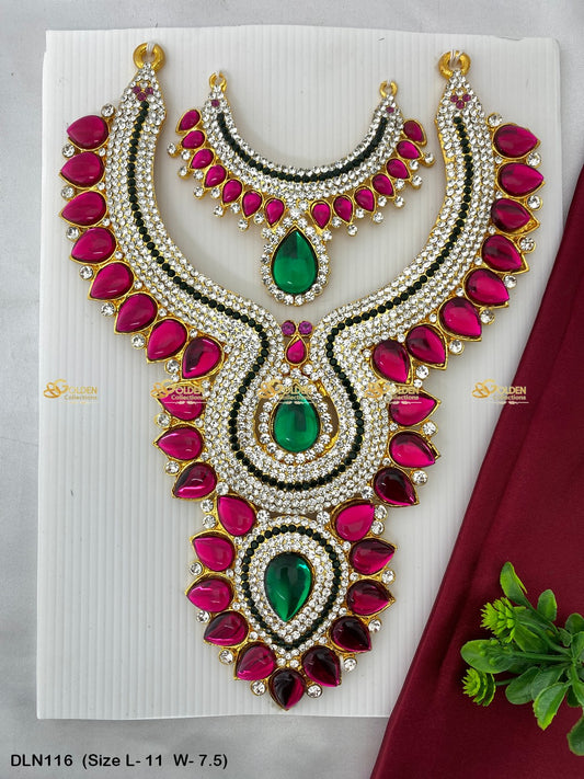 Exquisite Long Necklace Designs Explore Stunning Varieties Size: 11 X 7.5, Color: Multi, Style: Chest Image 1