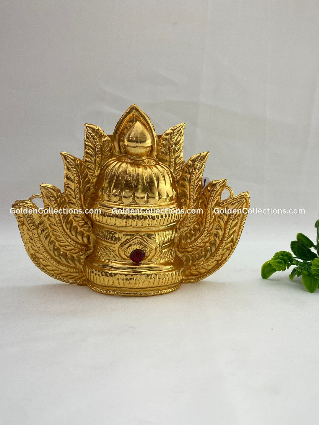 Goddess Amman Crown Mukut Kireedam - GoldenCollections DGC-027