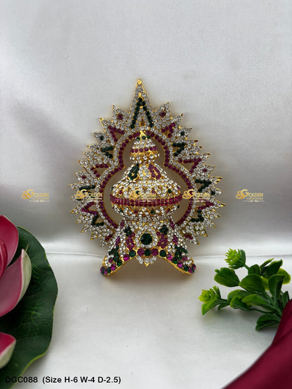 Golden Crown for Hindu Goddess - GoldenCollections DGC-088