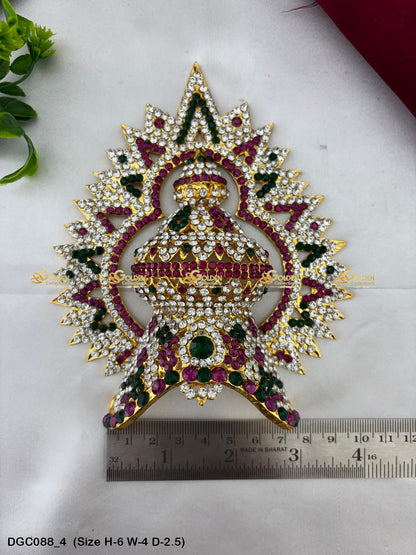 Golden Crown for Hindu Goddess - GoldenCollections DGC-088