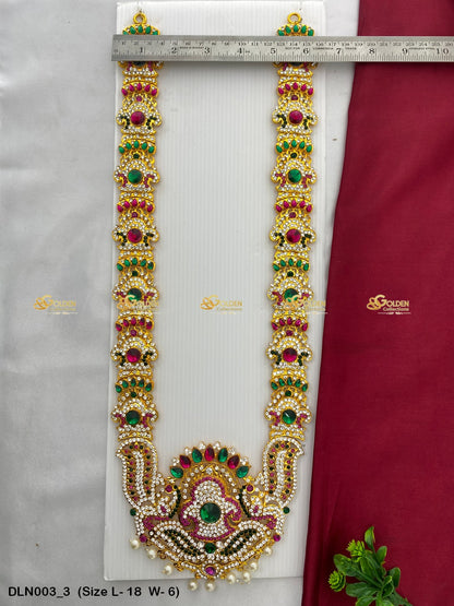 Hindu Deity Long Necklace for Women - GoldenCollections DLN-003