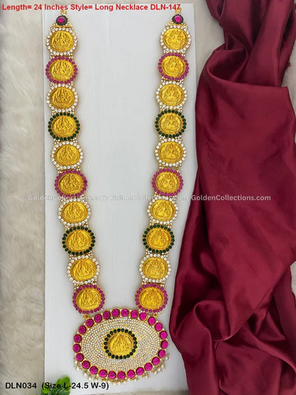 Indian God Jewellery Collection Goldencollections Size: 24.5 X 9, Color: Multi, Style: 1 Step Image 1