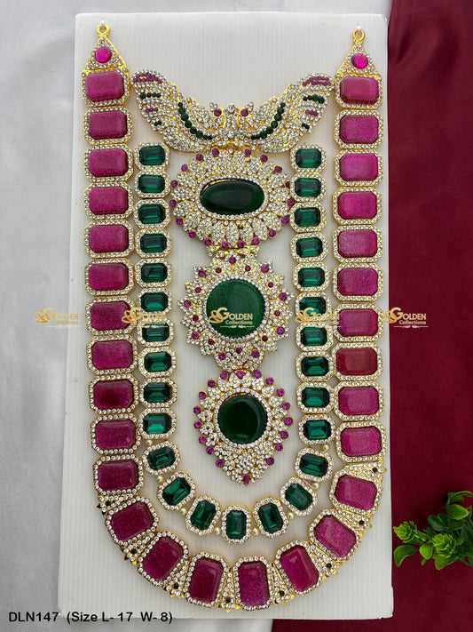 Intricate Divine Lakshmi Jewellery - DLN-147