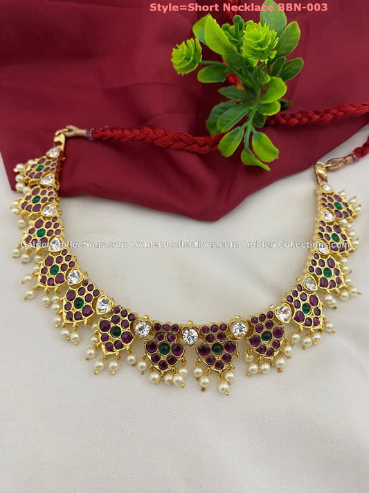 Kemp Stone Jewellery: Traditional Short Necklace by GoldenCollections