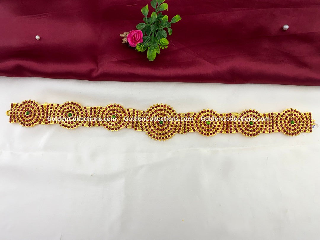 Kempu Belt For Bharatanatyam  Traditional Dance Jewelry Bwb007