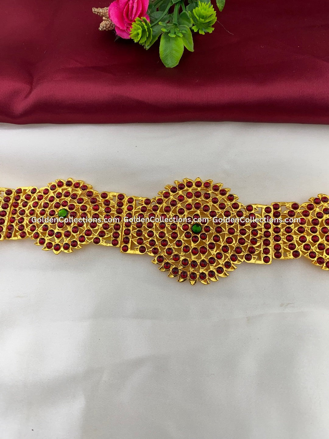 Kempu Belt For Bharatanatyam  Traditional Dance Jewelry Bwb007 2