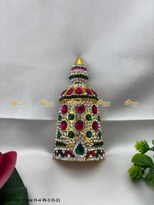 Ornamental Crown For God Goldencollections Size: 4 X 3 X 2, Color: Multi, Style: Half Round Image 1