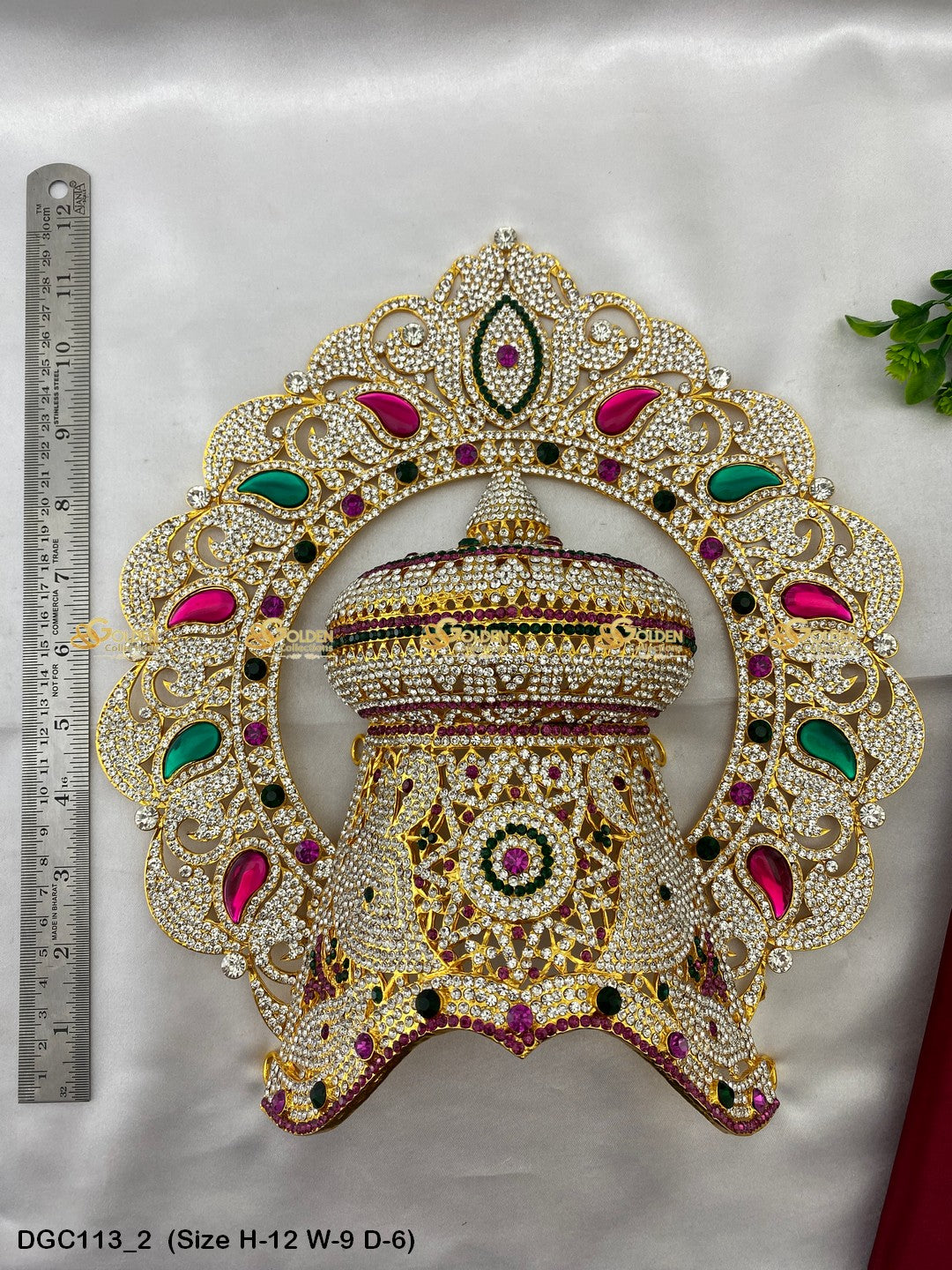 Regal Crown For God Goldencollections Size: 12 X 9 X 6, Color: Multi, Style: Arch Image 2