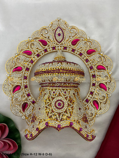 Regal Crown For God Goldencollections Size: 12 X 9 X 6, Color: Pink, Style: Arch Image 5