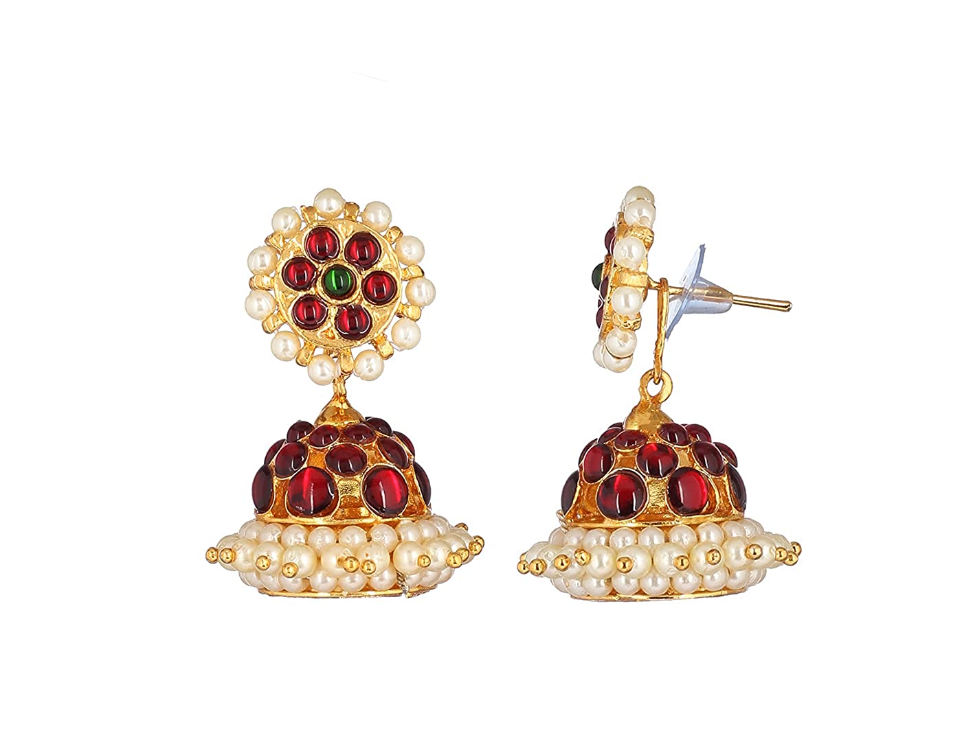 Serene Bharatanatyam Earrings Goldencollections