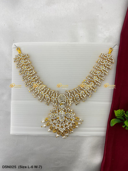 Temple Deity Necklace - GoldenCollections DSN-025